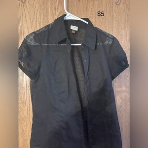 Black dress shirt